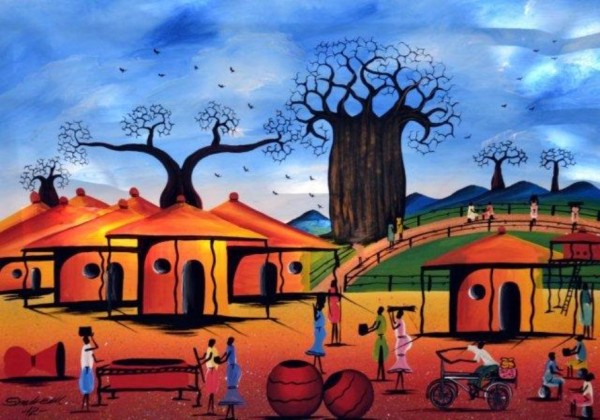African-Village-Art--600x420