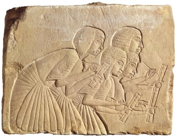 Egyptian-Scribes--600x464
